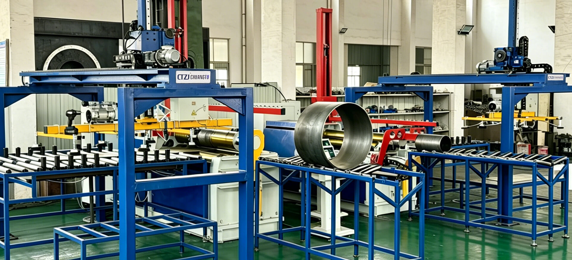 CNC Four-Roller Plate Rolling Machine Production Line