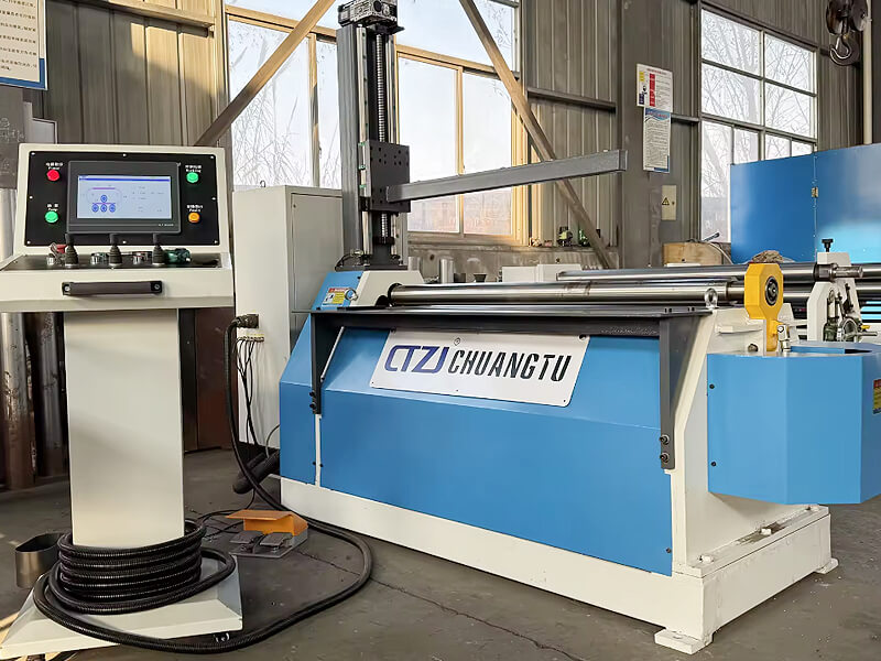 Compact Mechanical Servo Plate Rolling Machine:The Ideal Solution for The Batch Rolling of Small-Diameter Cylinders From Thin Sheet Metal